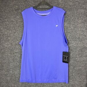 New Fabletics The Training Day Muscle Tank‎ Top Purple Athleisure Size L